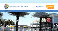 Desktop Screenshot of galvestonrv.com