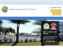 Tablet Screenshot of galvestonrv.com